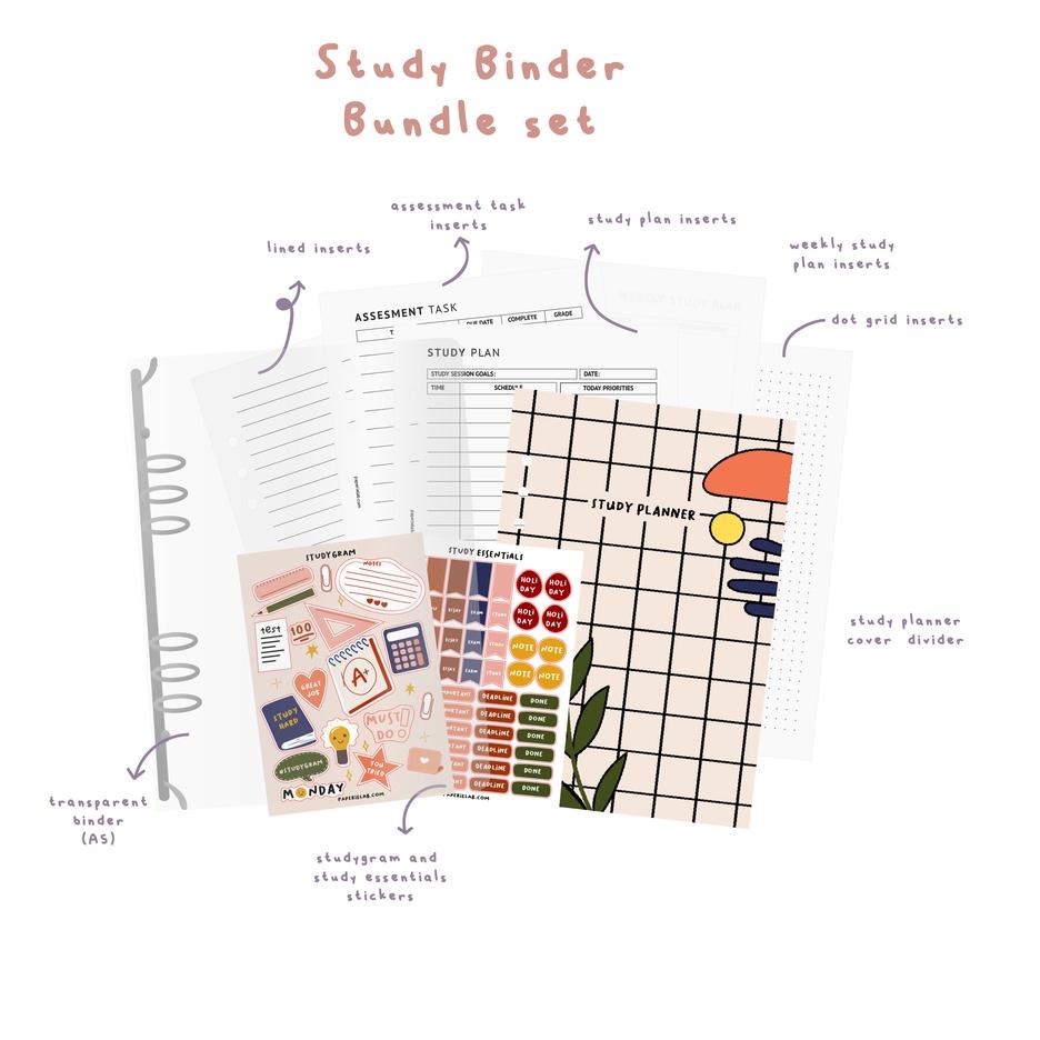 

Super Special Paperie Lab - A5 Study Planner Bundle Set