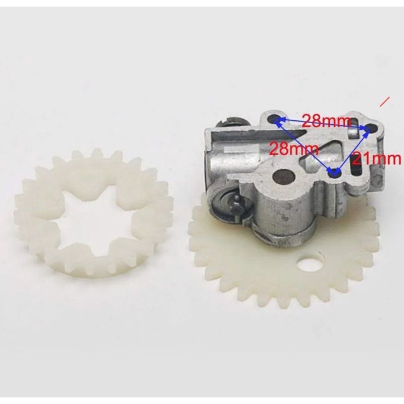 Spur Gear Pompa Oli Stihl Ms 381 gear Sproket Pompa Oli Stihl Ms 381