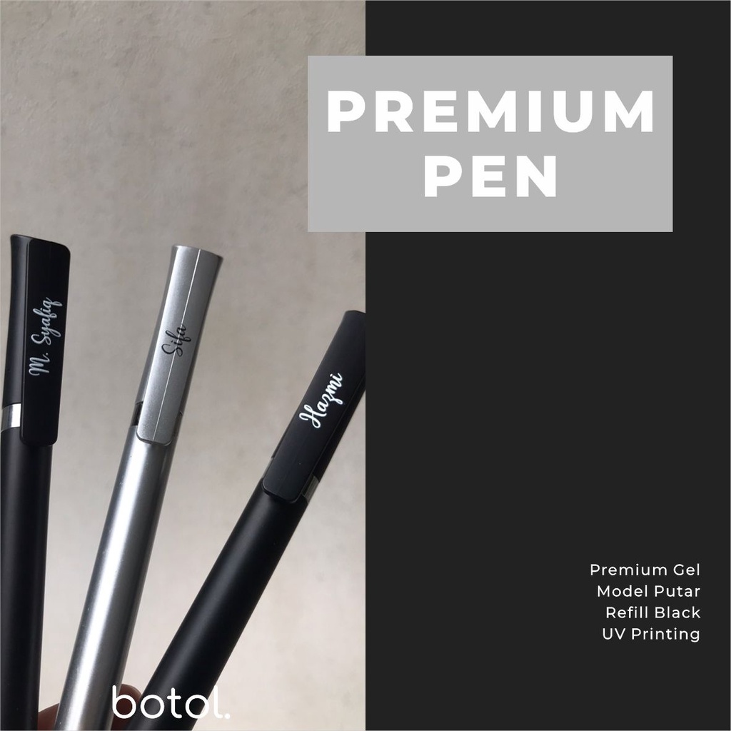 

Botolbydot - Pulpen Custom Nama Souvenir Promoso Premium Pen Print Nama Logo Brand Custom Foto Bolpoin Bolpen Pen Alat Tulis Custom