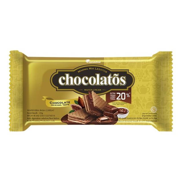 

S94 Chocolatos Wafer Cream Original 19g x 10 BELANJA MURMER く