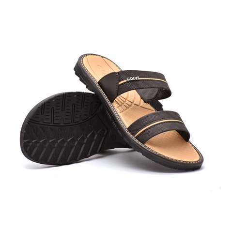 Carvil Sandal Casual Pria Dewasa Espresso-02 Dark Brown