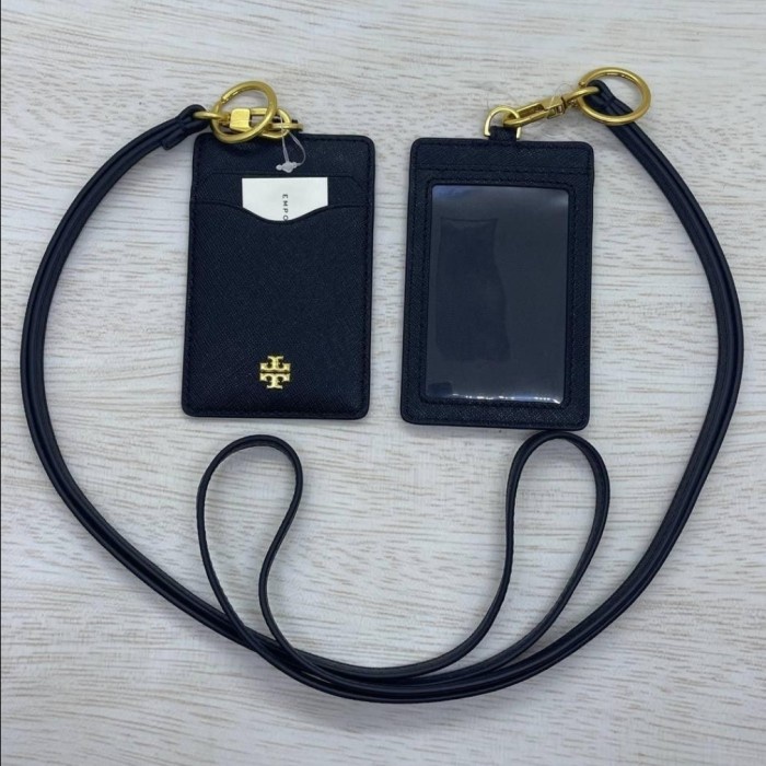 

Lanyard Authentic Ori Tory Burch Emerson Lanyard Black ( The Newest Model )