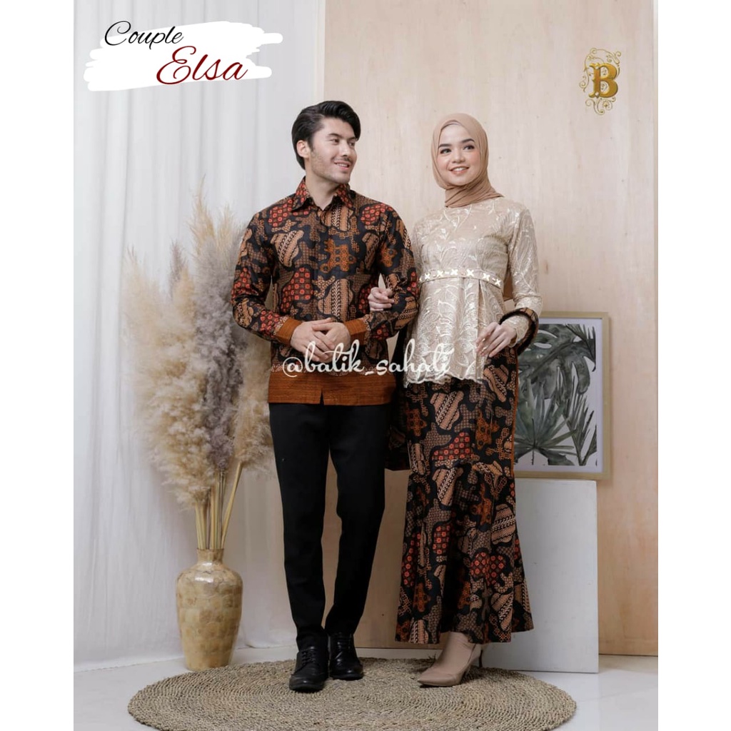 TERMURAH BISA COD KEBAYA COUPLE BROKAT KEBAYA MODERN KEBAYA LAMARAN TUNANGAN COUPLE BASEERA COUPLE K