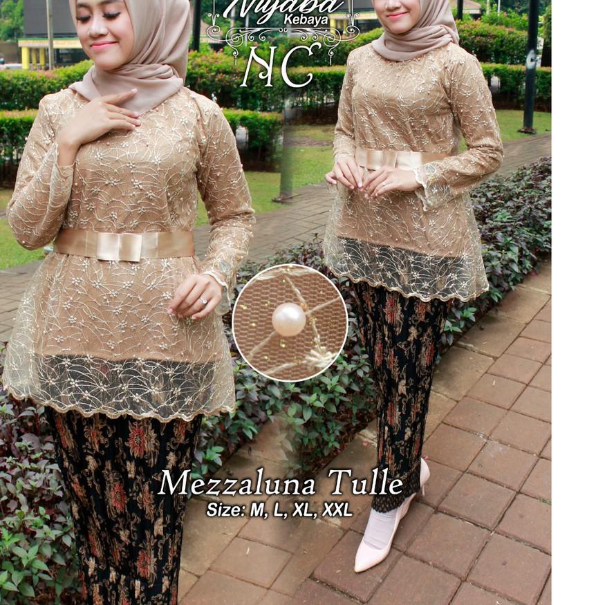☈ SET KEBAYA TULLE MEZALUNA / KEBAYA TULLE / KEBAYA MODERN / KEBAYA WISUDA / KEBAYA MURAH ♔