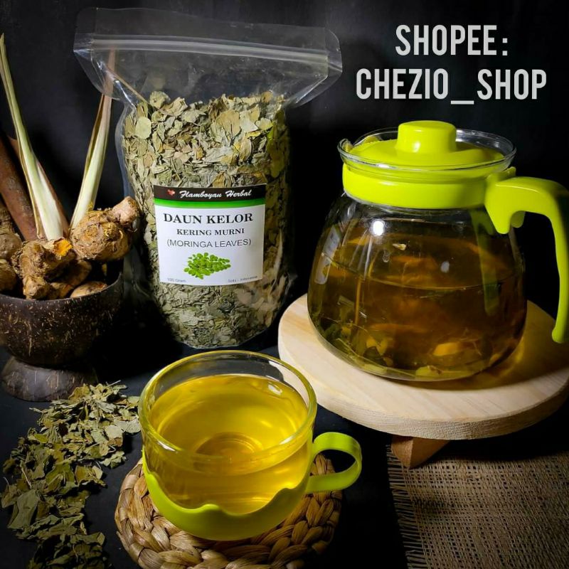 

Teh Daun Kelor / Moringa Tea / Teh Herbal Alami Murni
