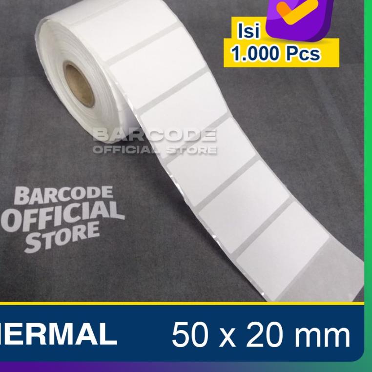 

12.12 FLASH SALE Label Thermal 50x20mm - 50x20 - 50 x 20 mm (1 LINE) Kertas Sticker Receipt Printer Barcode Xpinter grosir
