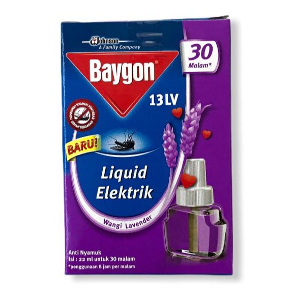 BAYGON LIQUID ELECTRIC LAVENDER REFFIL PACK 22gr