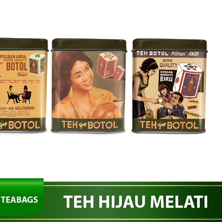 

▲ Teh Celup Cap Botol Hijau Aroma Melati Vintage 20 Bags - Floating Bag -- Collector Edition ➷