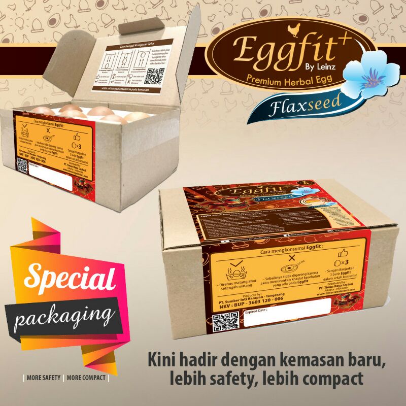 

EggFit + Flaxseed by Leinz - Superfood Telur Herbal Premium