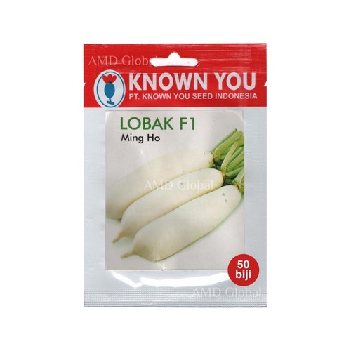 Benih Bibit Lobak Putih F1 Ming Ho Known You Seed Original