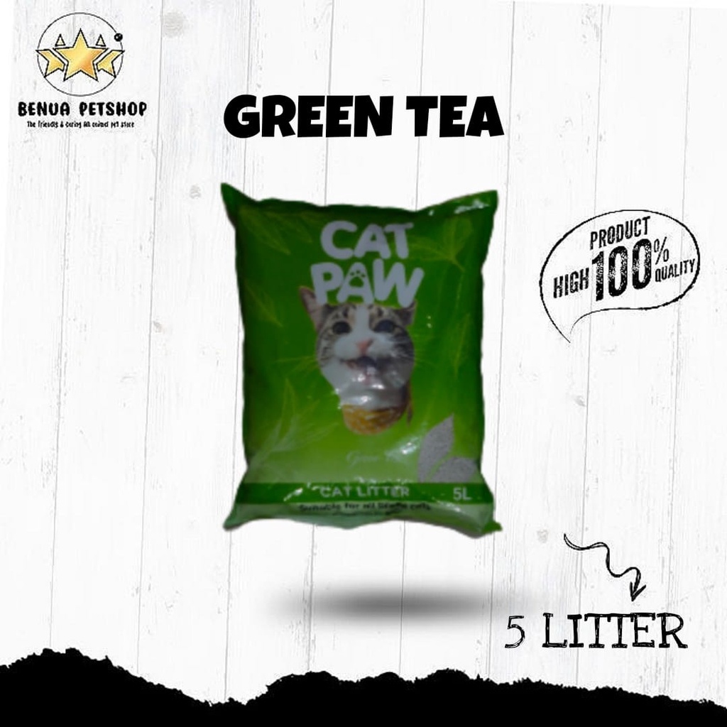 PASIR KUCING CAT PAW CAT LITTER ALL VARIAN - 5 LITER