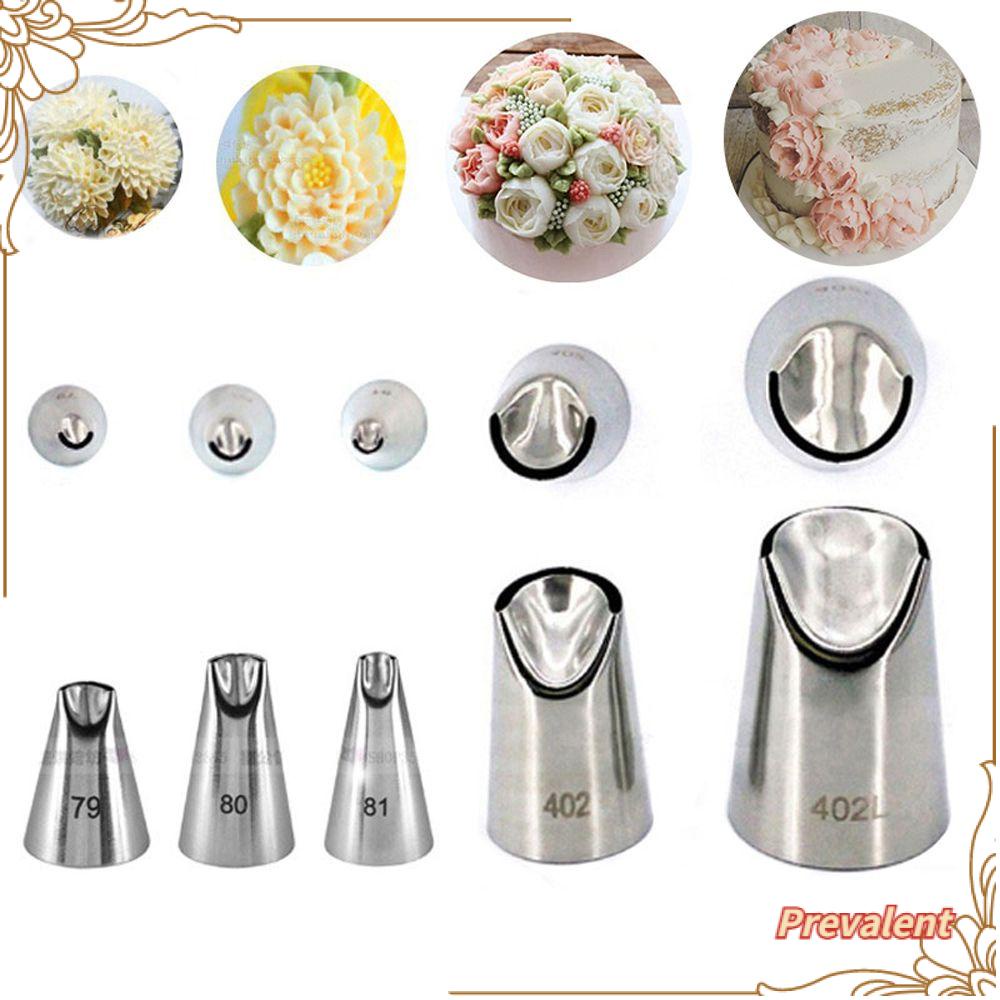 Preva 1pc/5pcs Spuit Rusia Tips Baking Icing Piping Krim Bermanfaat