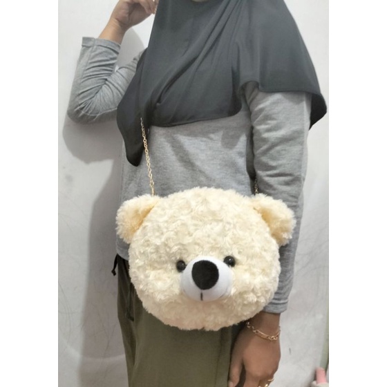 tas boneka beruang slempang.tas anak/ dewasa