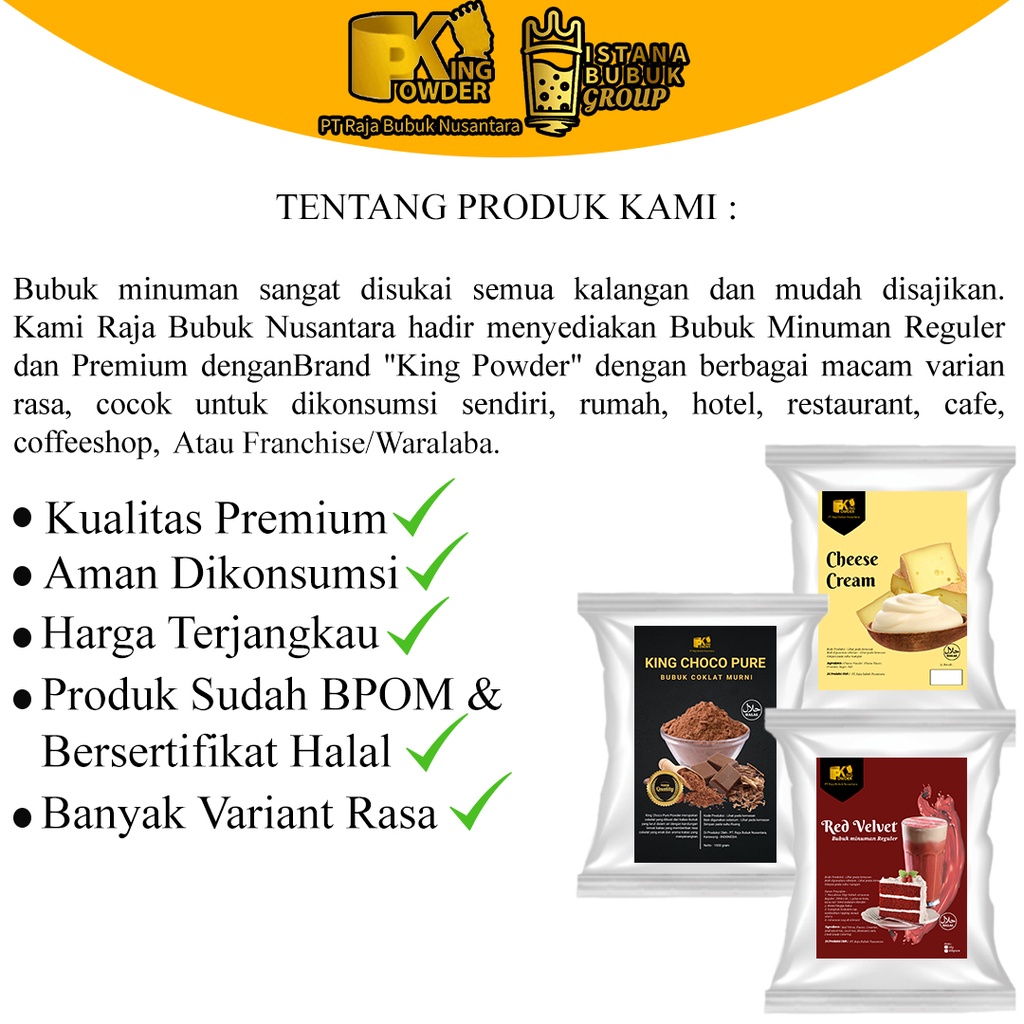 

Ay00! Bubuk Minuman Choco 500gr/1000gr Tanpa Gula