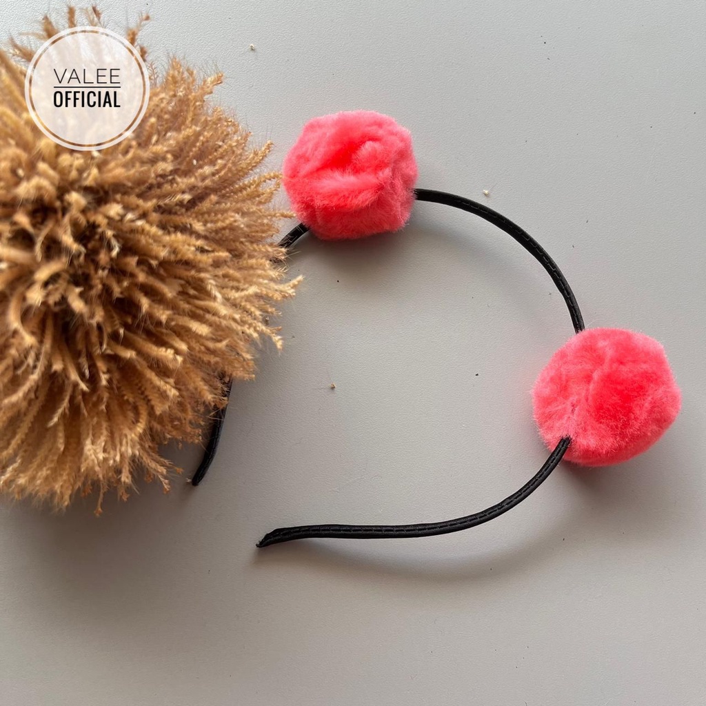 BANDO BULU 2 POMPOM LUCU K-POPERS