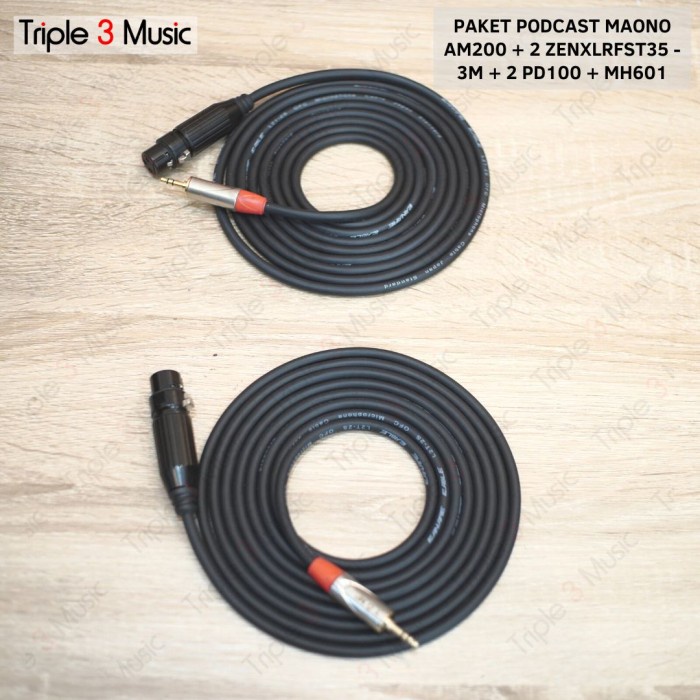 Paket Podcast 2 Orang Maono AM200 With PD100 Broadcast mic &amp; Headphone