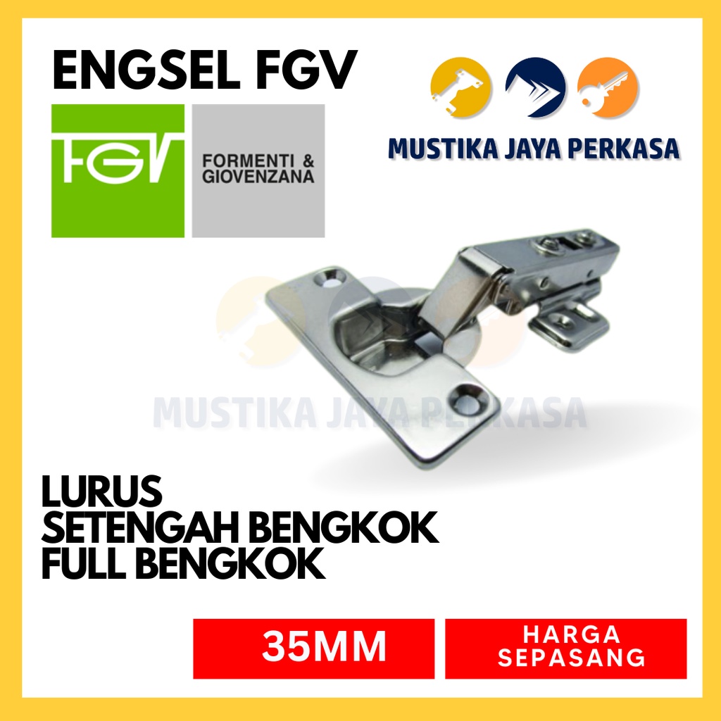 Engsel Sendok Slow Motion FGV HTech Soft Close Hidrolik Kitchen Set Laci Lemari