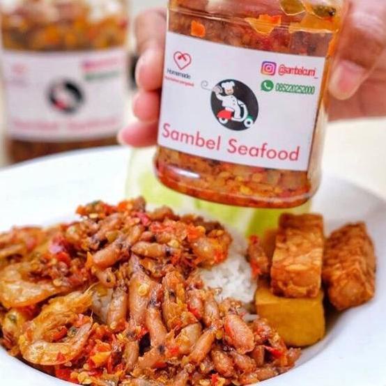 

♛ TERLARIS!! SAMBAL BABY CUMI kemasan 250gr enak pedas HALAL /sambel siap saji pedes gurih murah praktis homemade. jamin enak dan ketagihan ☂