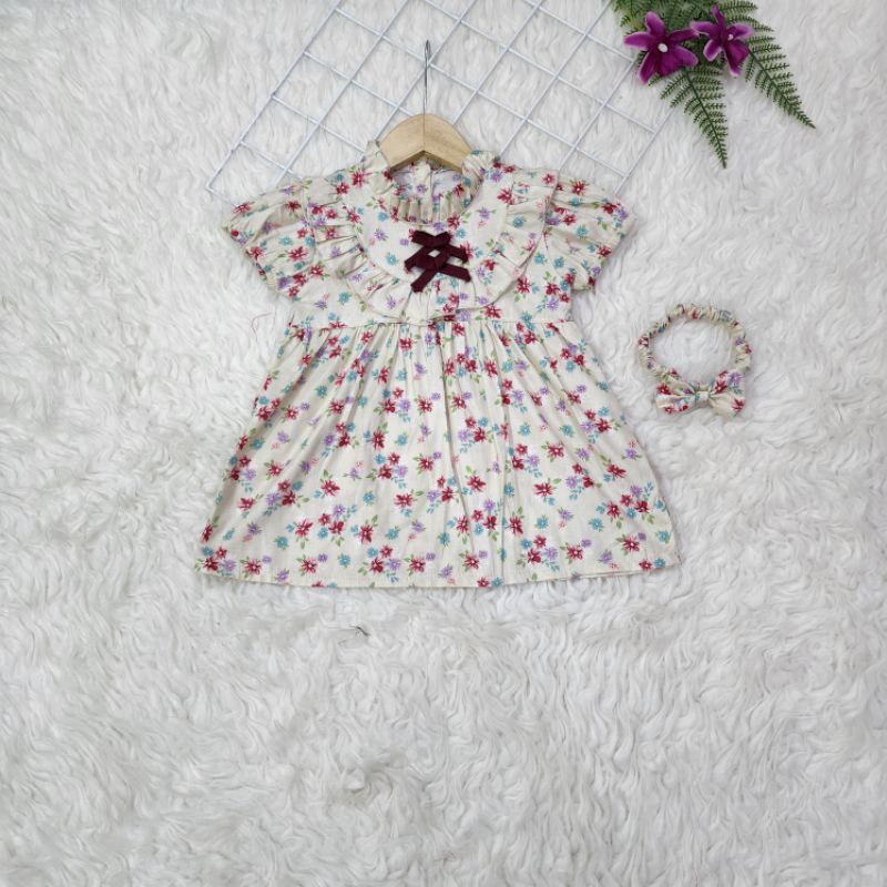 Baju anak perempuan Dress flower baby girl