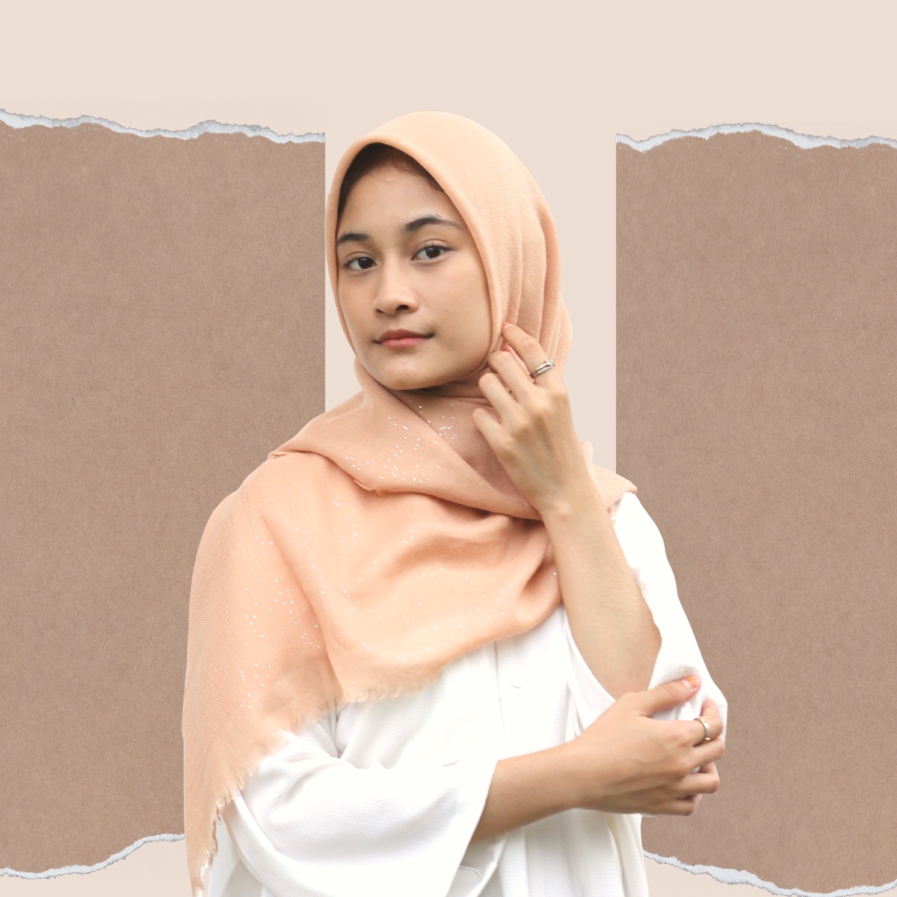 Hijab Segiempat Turkish Gliter Kerudung Segiempat Glitter Premium Jilbab Segiempat Turkish