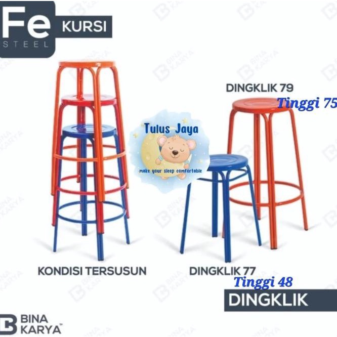 Kursi Baso Kursi Cafe Kursi Besi Dingklik Bina Karya