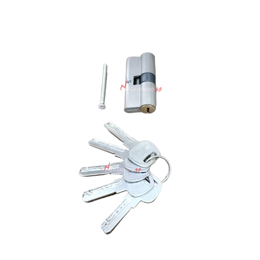 CYLINDER KUNCI KUNINGAN 5 KEYS 60MM BESAR KECIL SILINDER KOMPUTER KEYS 5