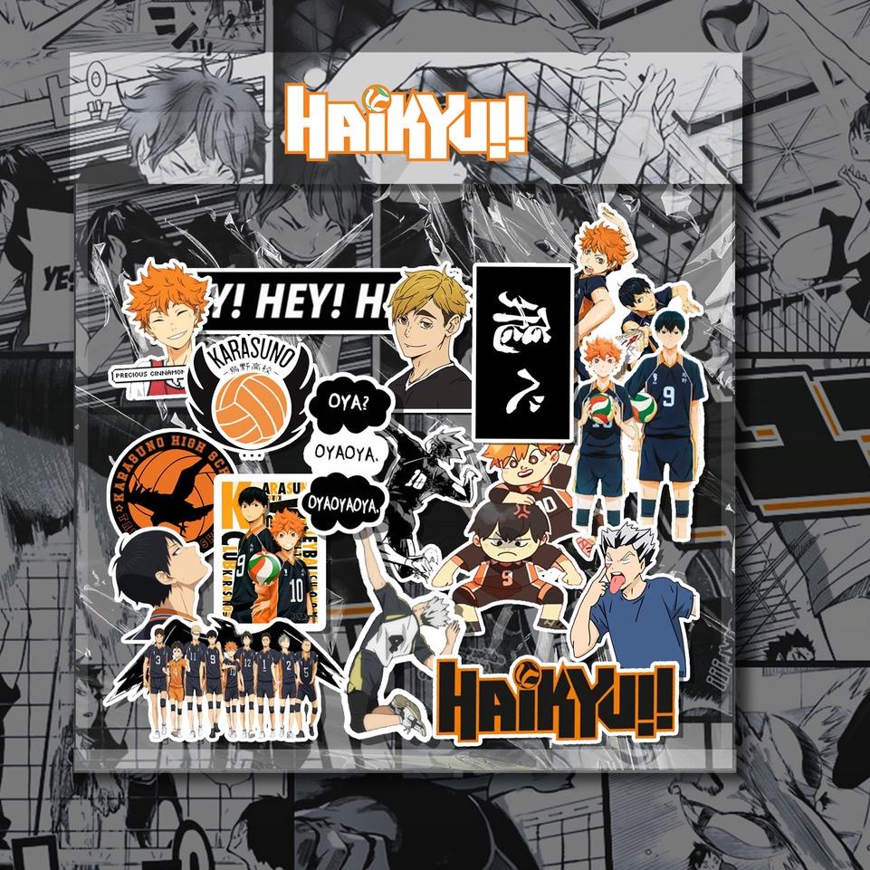 

Y77 HAIKYU Sticker Handphone Sticker Laptop Aesthetic WOW BANGET ㅭ