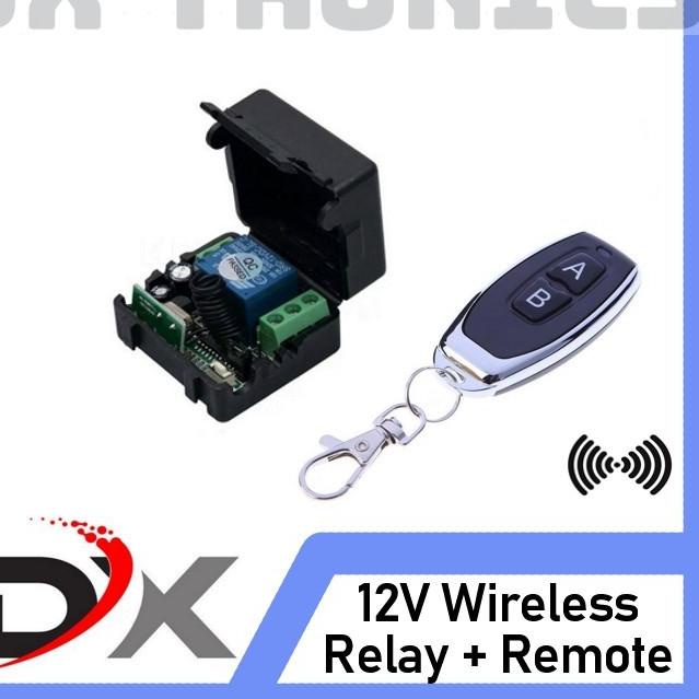 ✾ Wireless Relay Switch 1CH + Wireless RF Remote Control ℗