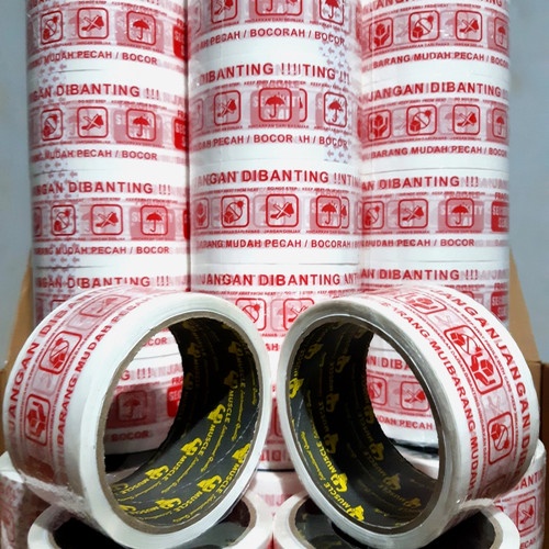 LAKBAN MUSCLE FRAGILE PUTIH 2 INCH 48 MM X 90 YARD