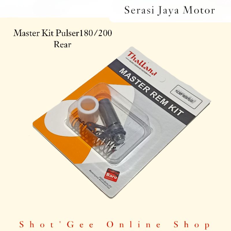 SEAL SIL MASTER REM KIT BELAKANG BAJAJ PULSAR 180/200