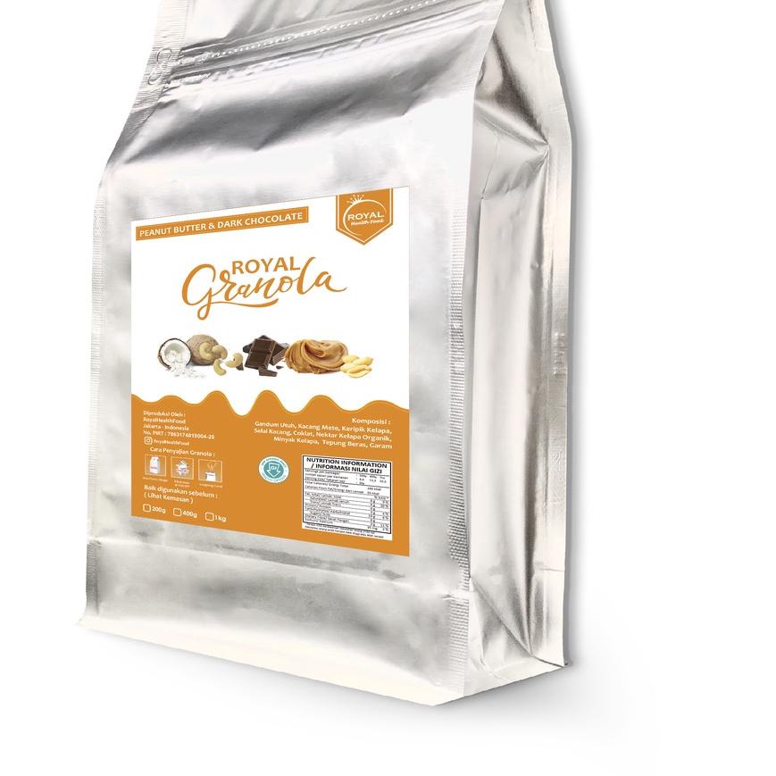 

♙ ROYAL Granola 400 GR PEANUT BUTTER & DARK CHOCOLATE ➽