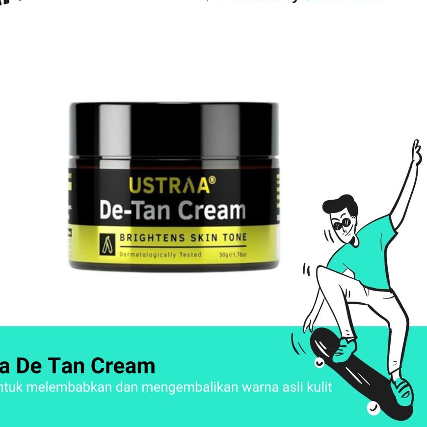 ☂ De-Tan Face Cream Ustraa (50Gr) ➻