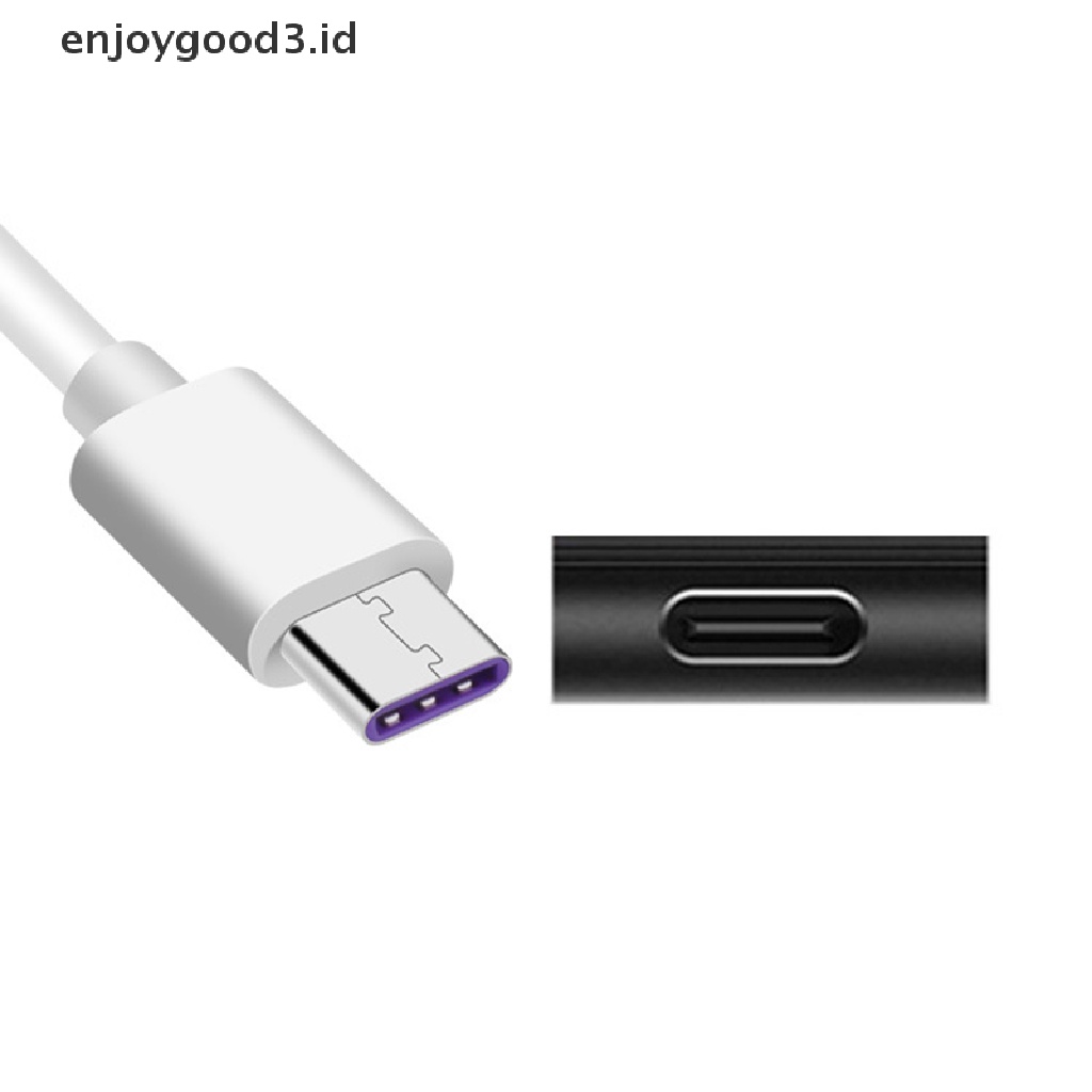 [Rready Stock] Kabel Data Charger Nilon 30cm Micro USB Tipe C Untuk Kabel Hp Android huawei (ID)