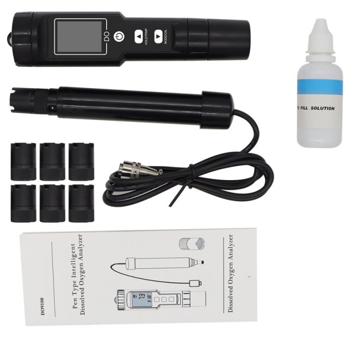 Alat Ukur Kadar Oksigen Air Dissolved Oxygen Water Tester Meter DO9100 - ELECTROLYTE