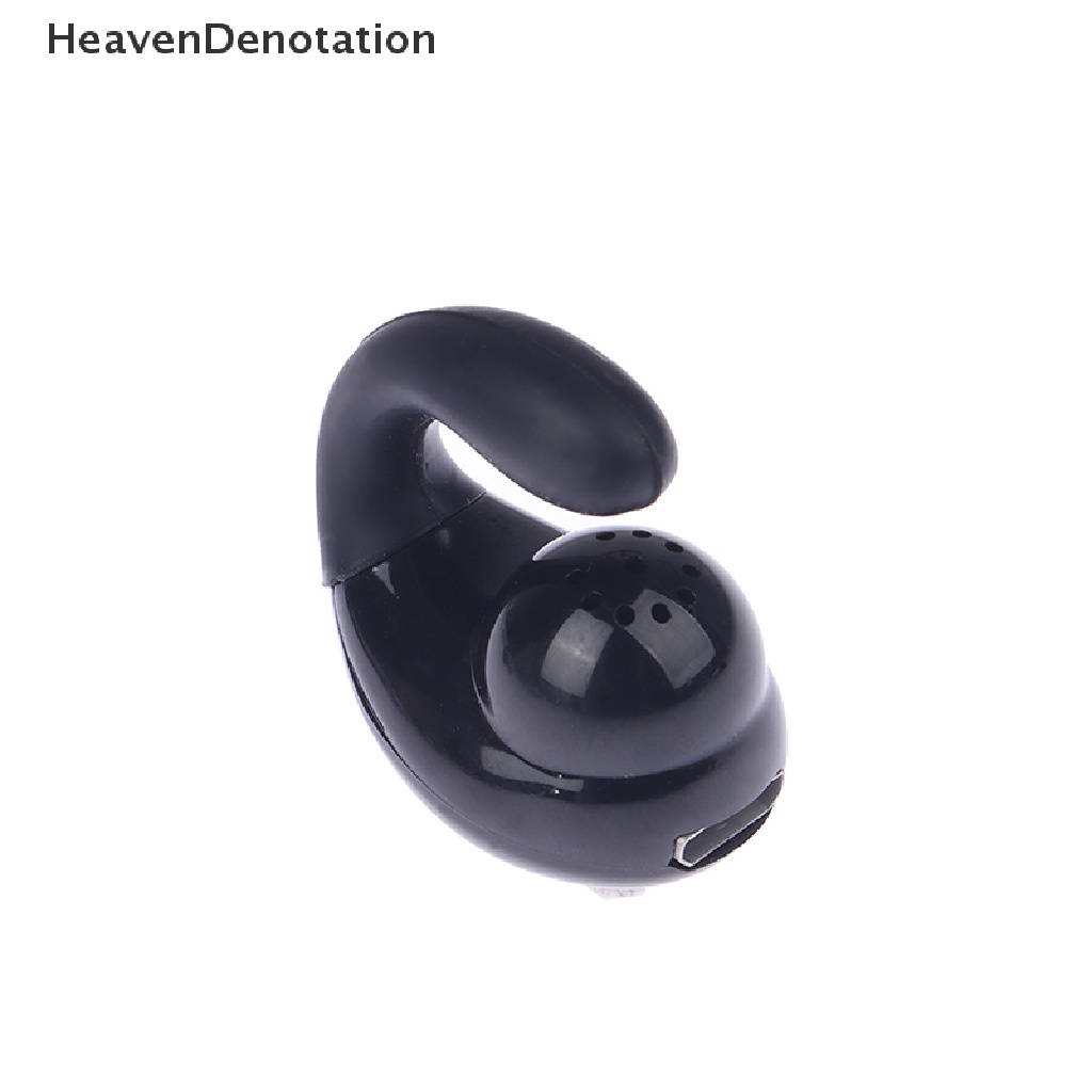 [HeavenDenotation] Single Earclip Fone Bluetooth Earphone Headphone Nirkabel Earphone Tahan Air HDV