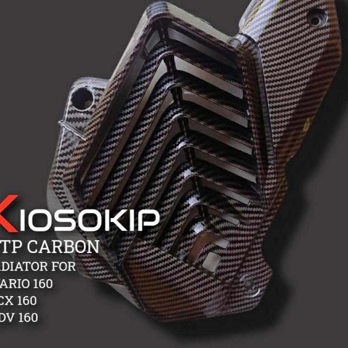 [cod]  tutup radiator pcx 160 carbon / tutup radiator vario 160 carbon / tutup radiator pcx 160 / Va