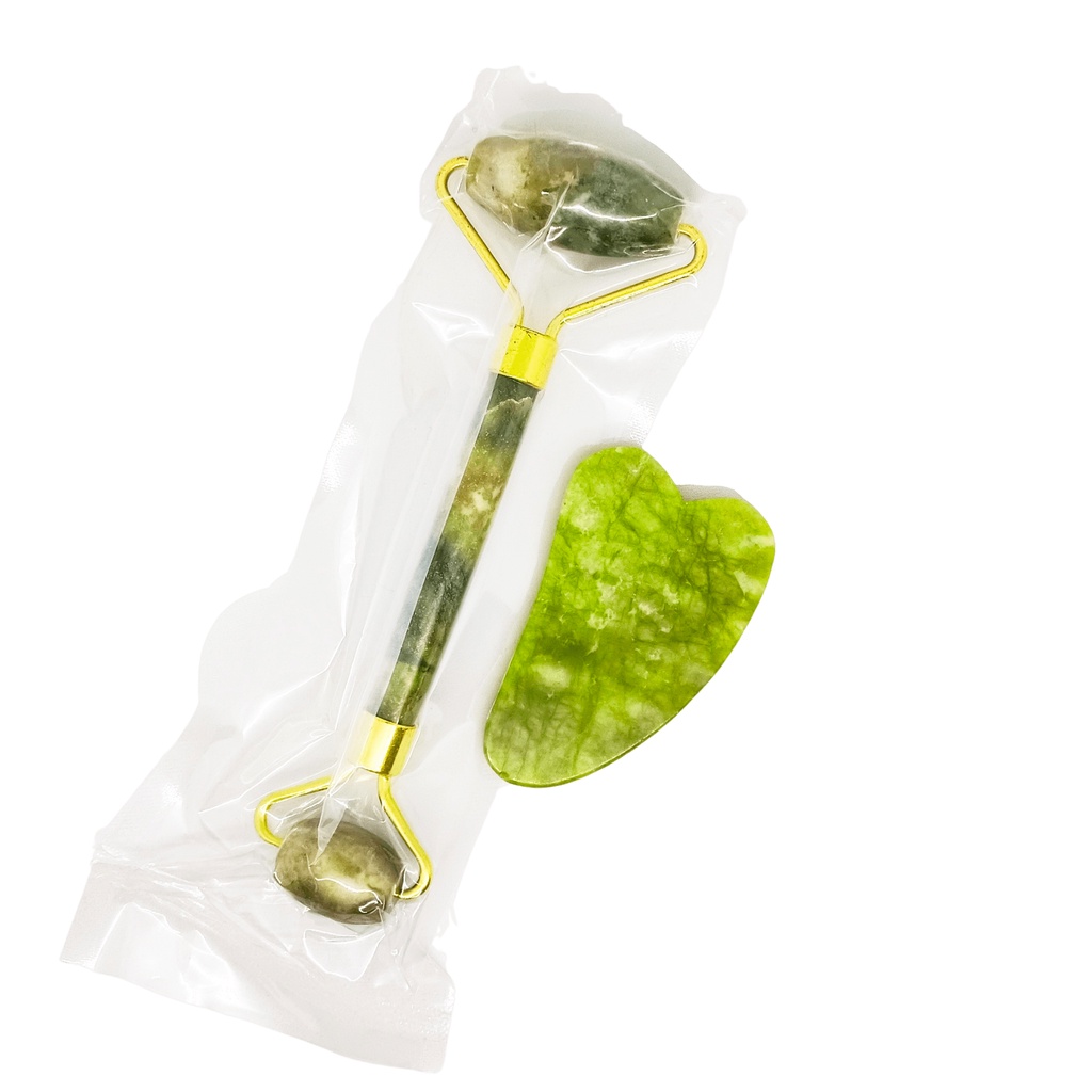 Jade Roller Face Roller Massager Tool Pemijat Muka Wajah Ramping Pipi Tirus