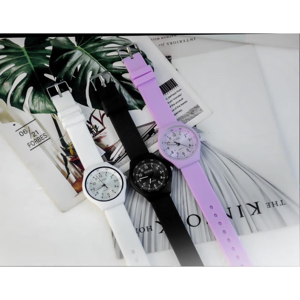 PA Jam Tangan Quartz Strap PU Analog Casual Gaya Retro Wanita &amp; Pria Ulzzang Watch Korean Fashion RM073