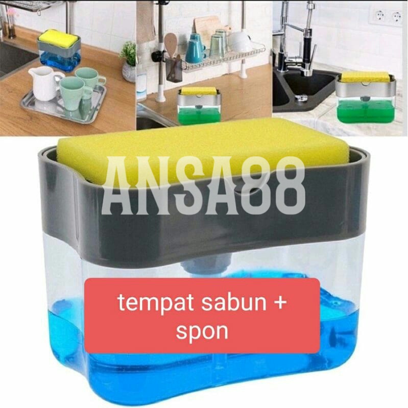 tempat sabun cuci piring otomatis dispenser sabun cuci piring wadah sabun cuci piring otomatis