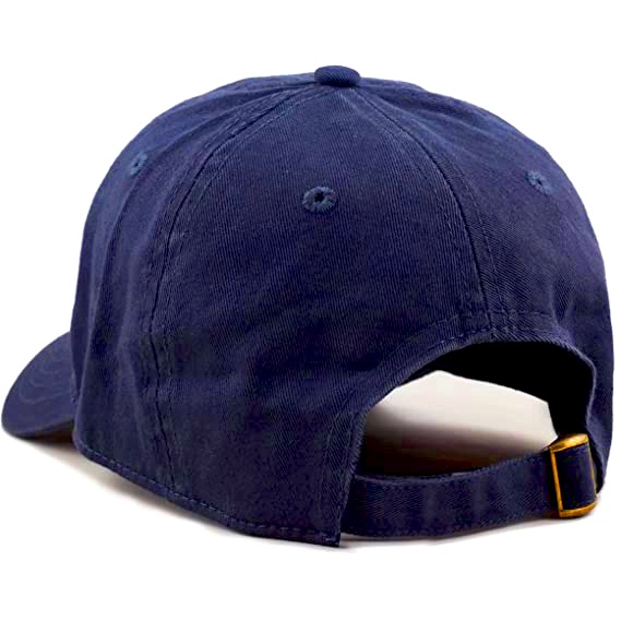 Topi Pria Wanita Jenis Baseball Bahan Rapel dan Drill Warna Biru Dongker / Biru Tua / Navy