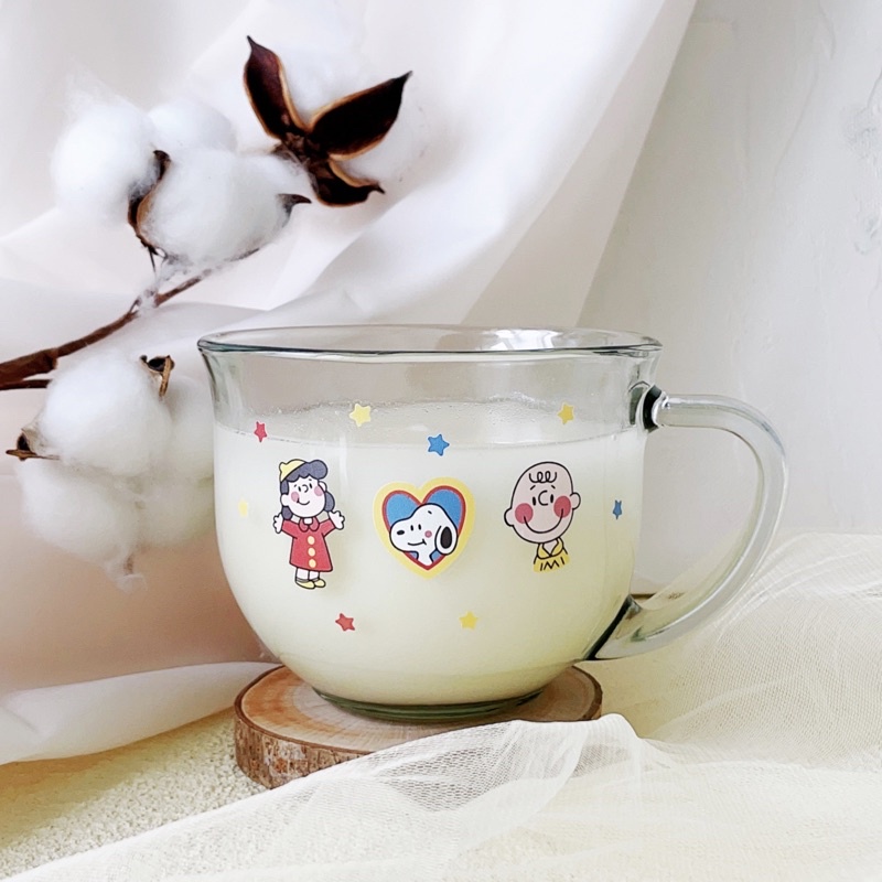 Snoopy love Cereal Mug aesthetic valentine gift gelas mug hadiah birthday wisuda custom desain