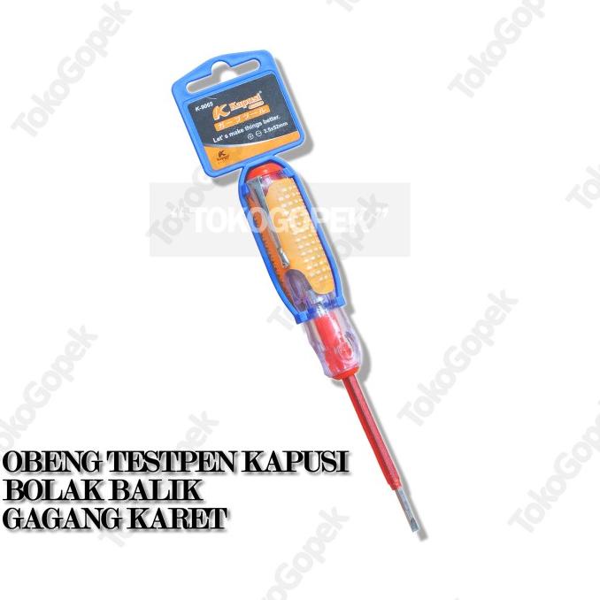 OBENG MINI TESPEN BOLAK BALIK - SCREWDRIVER TESTPEN VOLTAGE