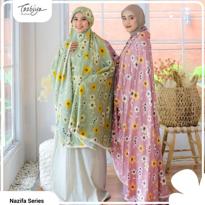 MUKENA TAZBIYA KOMBINASI LIST NAZIFA SERIES ALLSIZE / MUKENA DEWASA