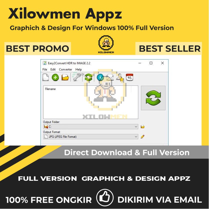 [Full Version] Easy2Convert HDR to JPG Pro Design Graphics Lifetime Win OS