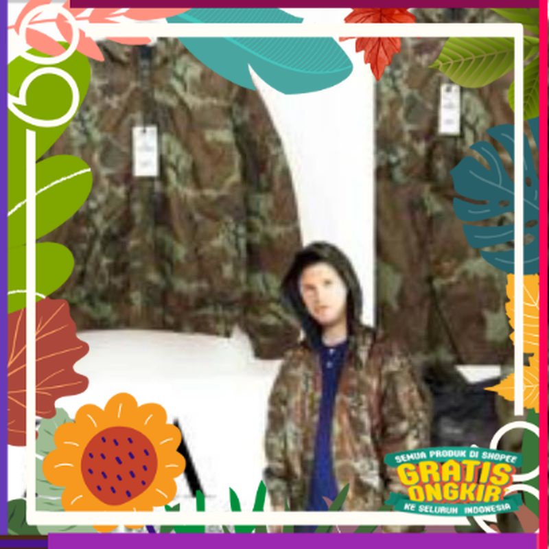 jaket bomber pria / fusia kuning