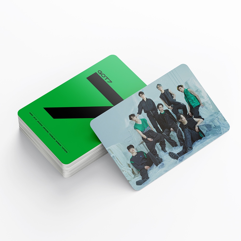 55pcs/box GOT7 2022album Photocards BamBam Jackson JayB Jinyoung Mark Yugyeom Youngjae Kartu Lomo NANANA Kpop Postcards