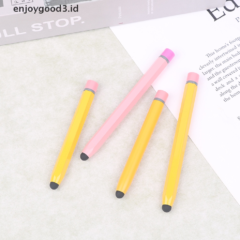 【 Rready Stock 】 Children Faux Crayon Touch Pen Nostalgic Pencil Touch Screen Capacitive Pen （ ID ）
