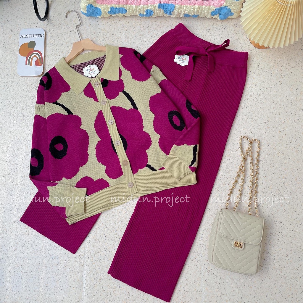 CARDIGAN CLARISSA | ONE SET CARDY RAJUT PREMIUM