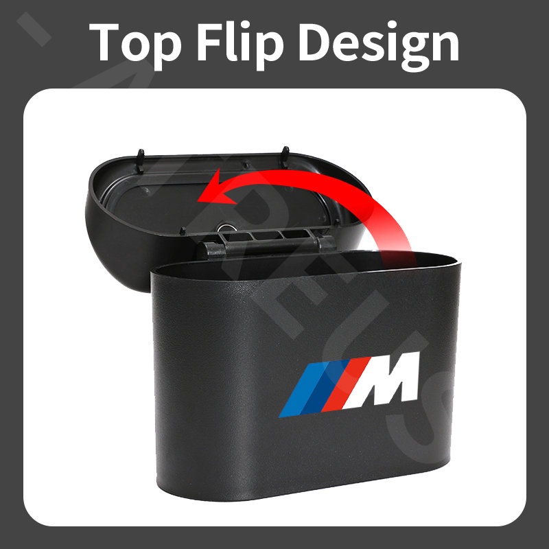 Bmw Tempat Sampah Mobil Gantung Tutup Flip Dustbin Tipe Tekan Storage Box Organizer Aksesoris Mobil Untuk E36 E46 E30 E90 F10 F30 E39 E60 X1 E84 F48 F25 X3 E83 X5 F15