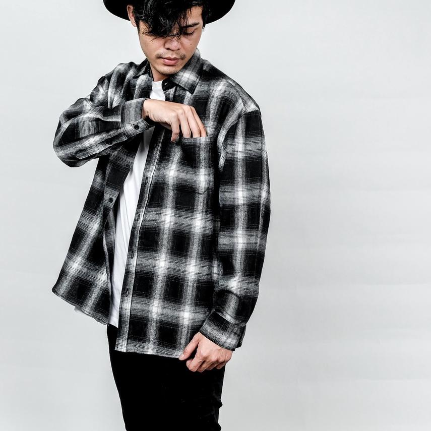 ☜ Bespoke project Kemeja flanel pria ♚
